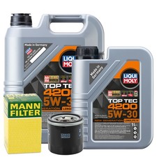 Motoröl 5W30 LIQUI MOLY Top Tec 4200 6L +MANN Ölfilter