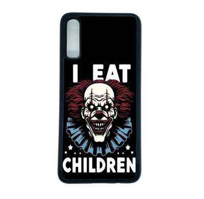 Horror Clown Essen Kinder Handyhülle für iPhone Samsung Pixel Silikon Seite CLO1