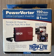 Tripp Lite PowerVerter Inverter 150 Watts Portable AC Power For Auto/RV/Boat