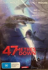 47 Metres Down NEW/sealed region 4 DVD (2017 Mandy Moore shark horror movie)