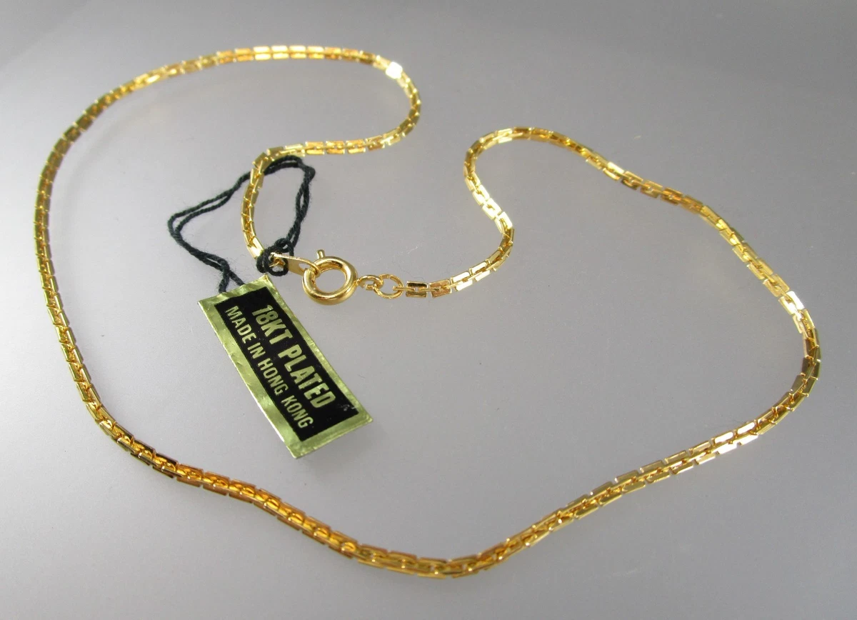 vintage 18k gold chain products for sale | eBay