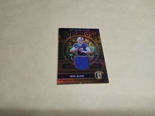 Josh Allen 2022 Panini Gold Standard Gear Player-worn/used Jersey Patch 085/299