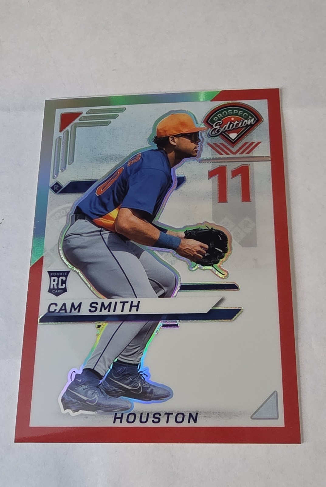 2025 Panini Prospect Edition - Cam Smith #63 Red Prizm /199 (RC)