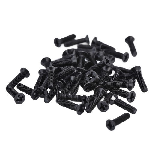 (M3*10)50Pcs Countersunk Cross Screws DIN 965 Black Galvanized Machine Screw - Picture 13 of 23