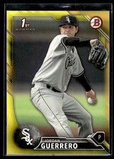 2016 Bowman Prospects Yellow Jordan Guerrero Chicago White Sox #BP41