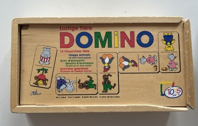 Holz-Domino lustige Tiere von Toys pure