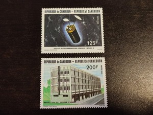 C0952 - Kamerun - 1985 - Mi 1077 / 1078 | Yv 755 / 756 - Satelliten - MNH **