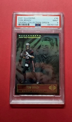 2021 Panini Illusions - Tom Brady #36 Green /10