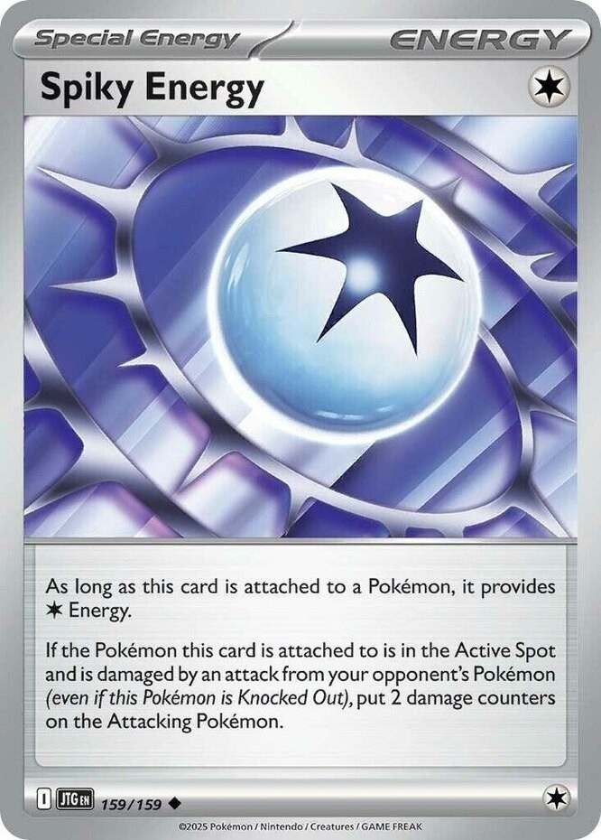 Spiky Energy - 159/159 - Uncommon (Near Mint) Journey Together - Energy Pokémon