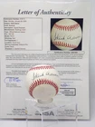 HANK AARON HOF Signed Autograph NL Baseball Braves SWEET SPOT JSA 💎LOA