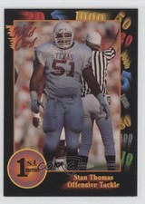 1991 Wild Card Draft Stan Thomas #70 Rookie RC 2i7. rookie card picture