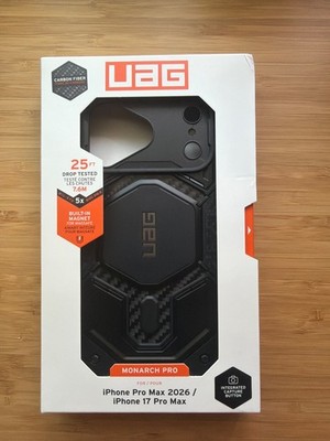 UAG Monarch Pro for iPhone 18 Pro Max Case/iPhone 17 Pro Max, Carbon Fiber