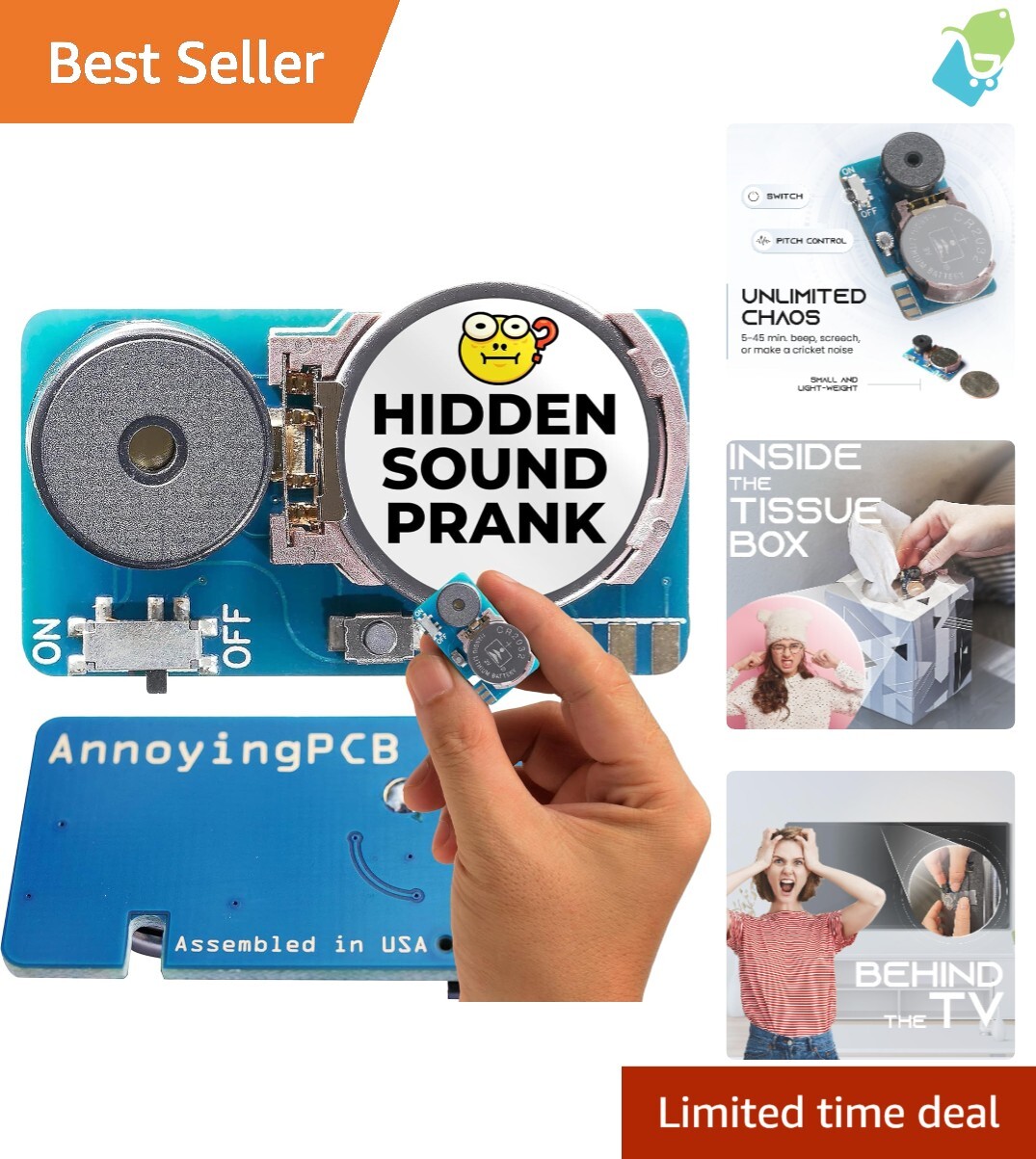 Ultimate Annoying Sound Prank Device with Selectable Noises