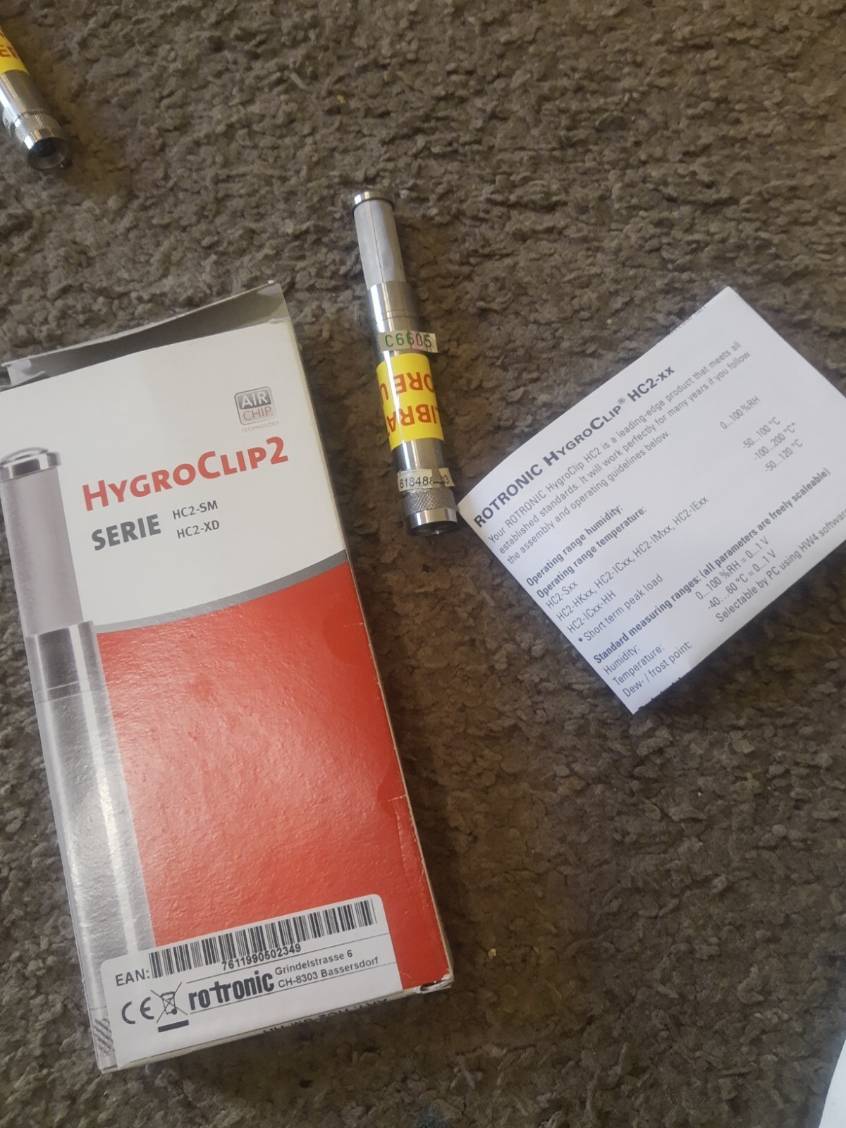 Rotronic HygroClip 2 Humidity Temperature Probe 4 Datalogger transmitter HC2SM eBay