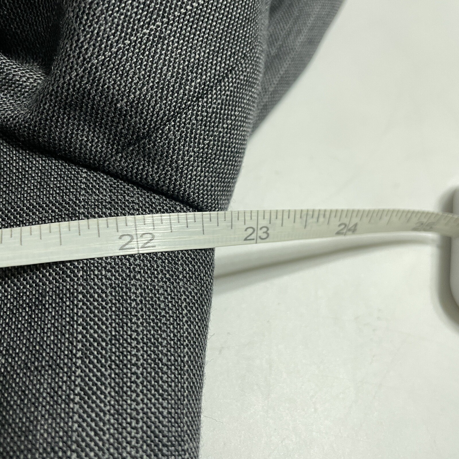 VTG Pendleton gray wool jacket collarless blazer … - image 5