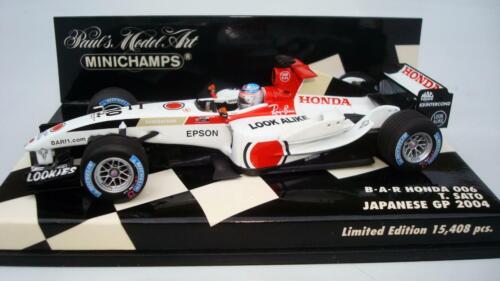MINICHAMPS 1/43 B.A.R.HONDA 006 T. SATO 2004 LIMITED EDITION - Picture 3 of 5