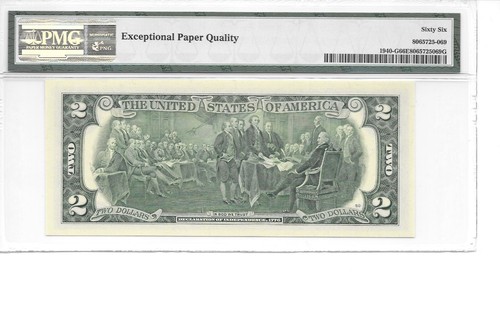 2013 Chicago $2 FRN (GA Block) PMG 66 EPQ Gem Uncirculated - Picture 10 of 23