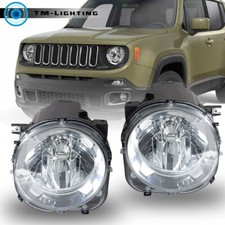 Halogen Headlamps For 2015 2016 2017 18 Jeep Renegade Projector Headlights Pair