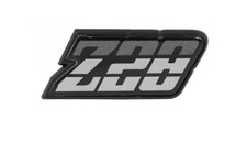 USA-Made! 1980-81 Camaro Gas/ Fuel Door Emblem "Z/28", Charcoal NEW Trim Parts!