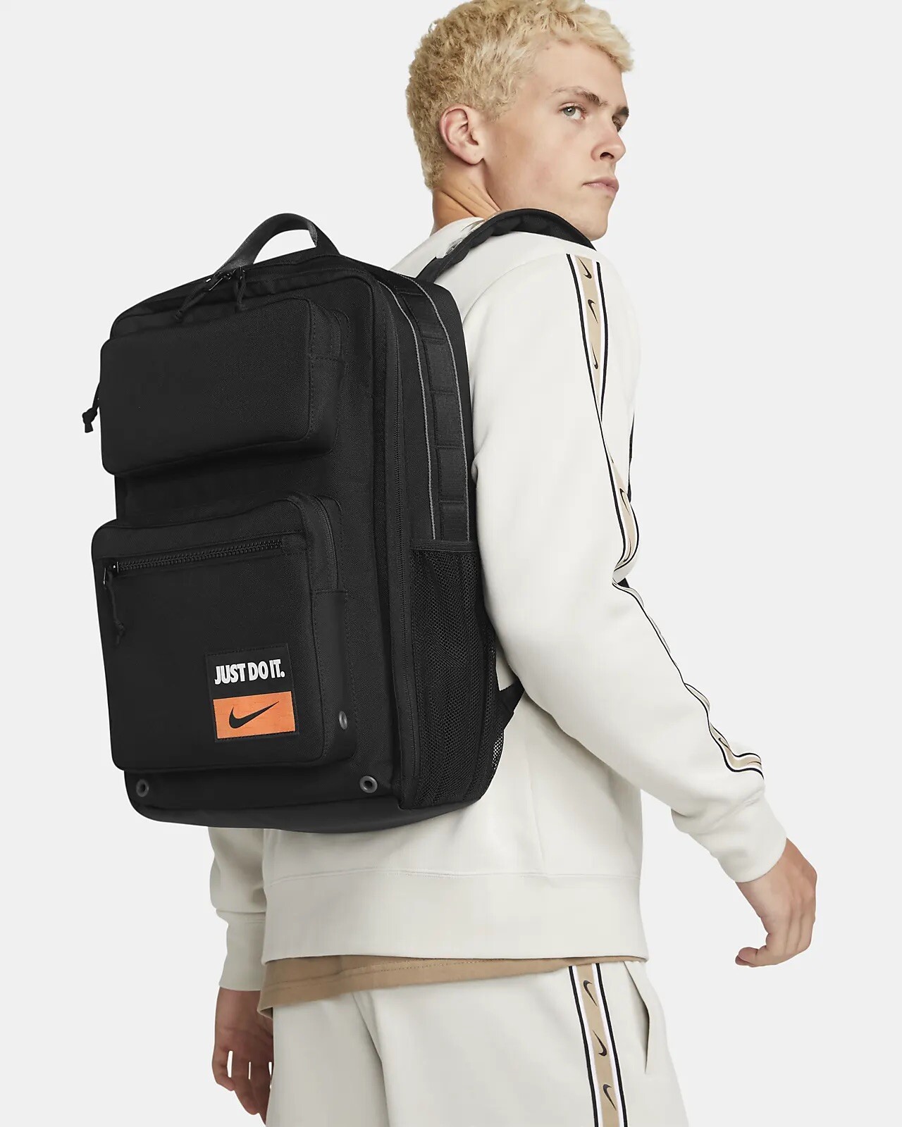 NIKE UTILITY SPEED TRAINING BACKPACK BLACK TOTAL ORANGE AIR MAX AIR JUST DO  IT | eBay