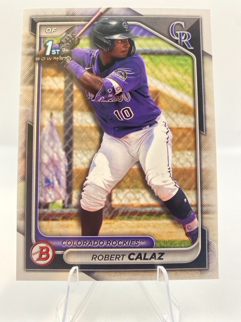 Robert Calaz 2024 Bowman #BP-131 1st Bowman Rockies