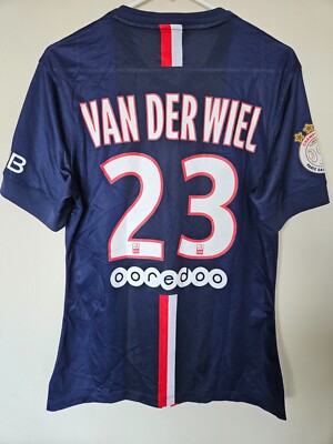 Paris St Germain PSG - match worn shirt - Van Der Weil - Ligue 1