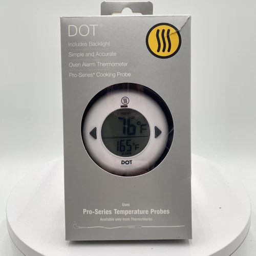 New ThermoWorks Pro Series Digital DOT Alarm Thermometer Temperature Probe