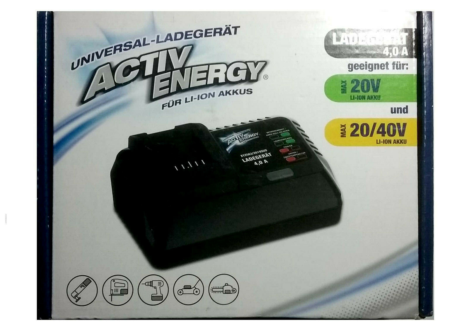 Ferrex Activ Energy Charger for 20/40V | Grelly UK