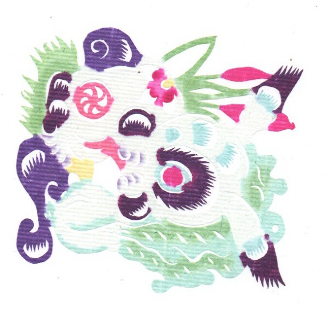 ◆Rabbit-PaperCutting-◆ Paper Cuts Rabbit Set XA 10 small Colorful Single pieces 1