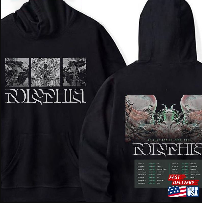 two sided hoodie, Vtg 2023 Polyphia Remember That You Will Die Tour 2023 Hoodie
