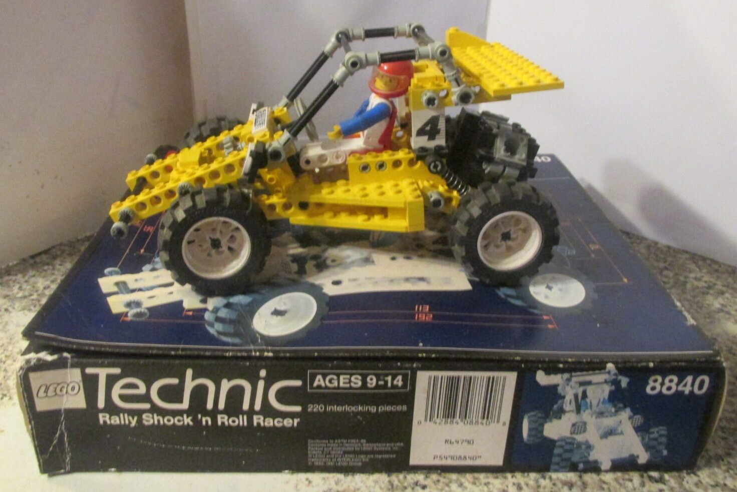 Vintage Lego #8840 Technic Rally Shock n’ Roll Racer With Box Dune buggy