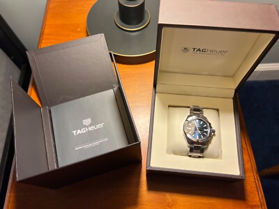 TAG Heuer Aquaracer Silver Men's Watch - WAF1112 for sale online