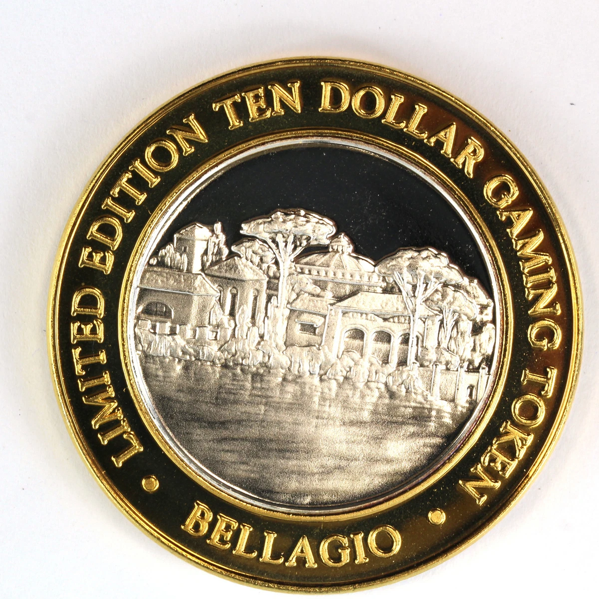 Limited Edition Ten Dollar Gaming Token - Bellagio 1/2 oz .999 Fine Silver  | eBay