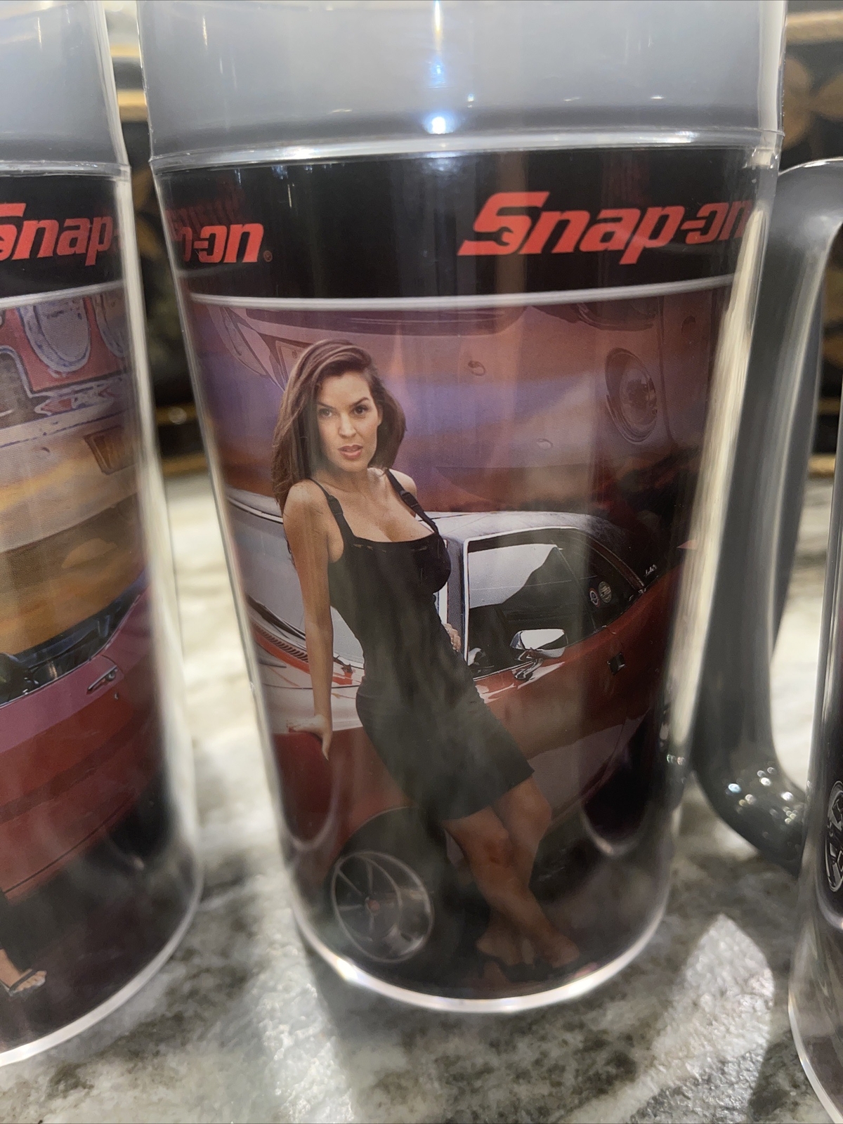 Snap On Tools Gift 2006 Toolmate Hotrod Pinup Thermo Serv Mug Cup Lot
