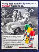 Sonax Autowax Cockpit Spray And Mos2oil... Original From Advertising 1987 Sonax Autowax Cockpit Spray And Mos2oil... Original From Advertising 1987