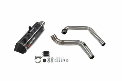 Scorpion Exhaust Serket Taper Full System Carbon Fibre Honda CB125R 2018-20 - Picture 1 of 7