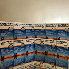 Unistrip 1 Blood Glucose Test Strips 600 Qty.  Exp 11/2026. Free shipping  