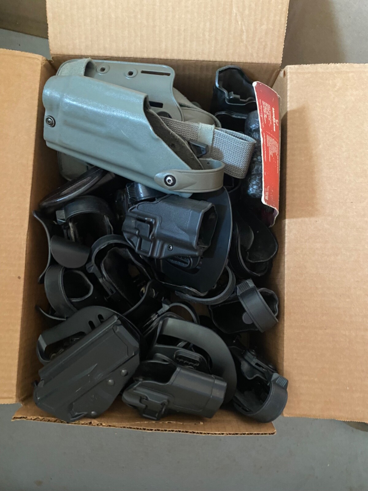 lot of 20 misc glock 9mm holsters/mag holder-image