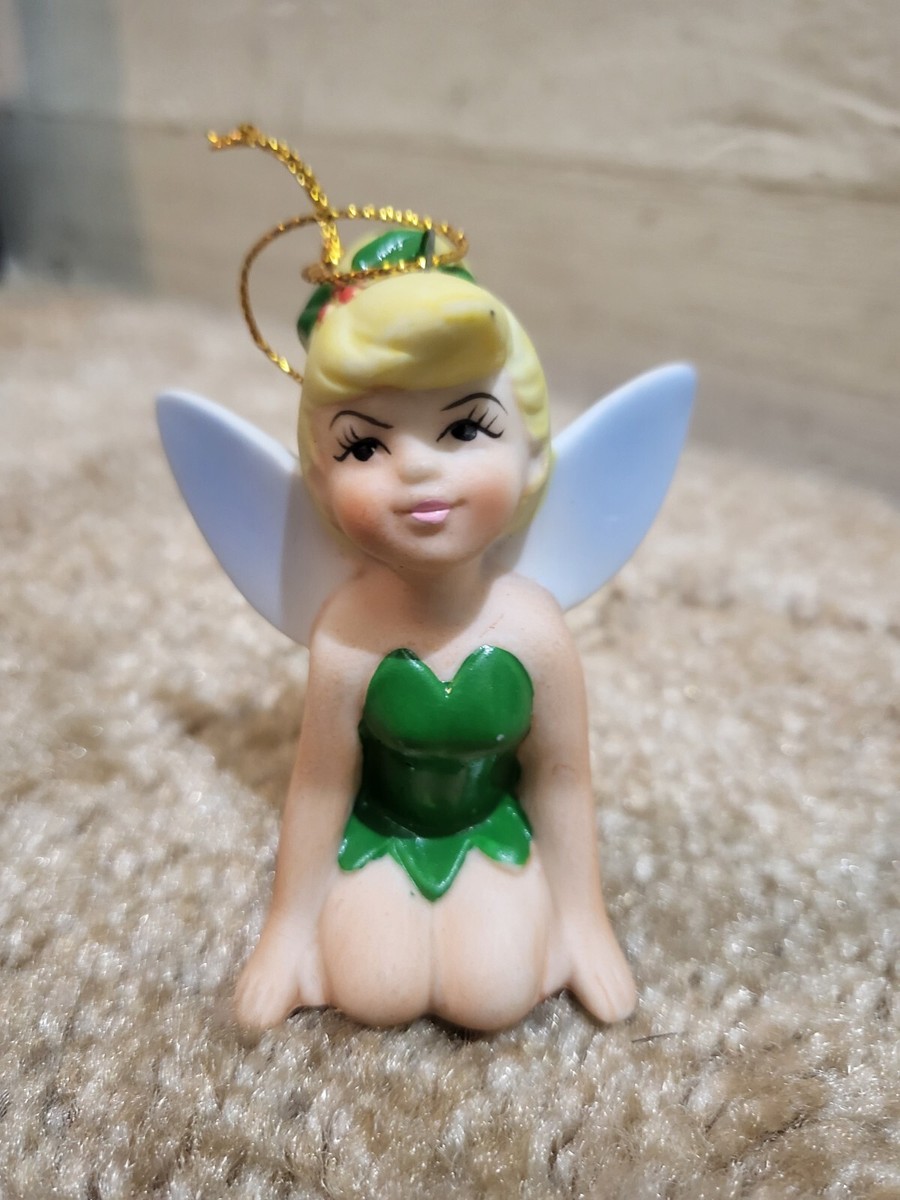 Vintage Disney Tinkerbell Ceramic Christmas Ornament Made in