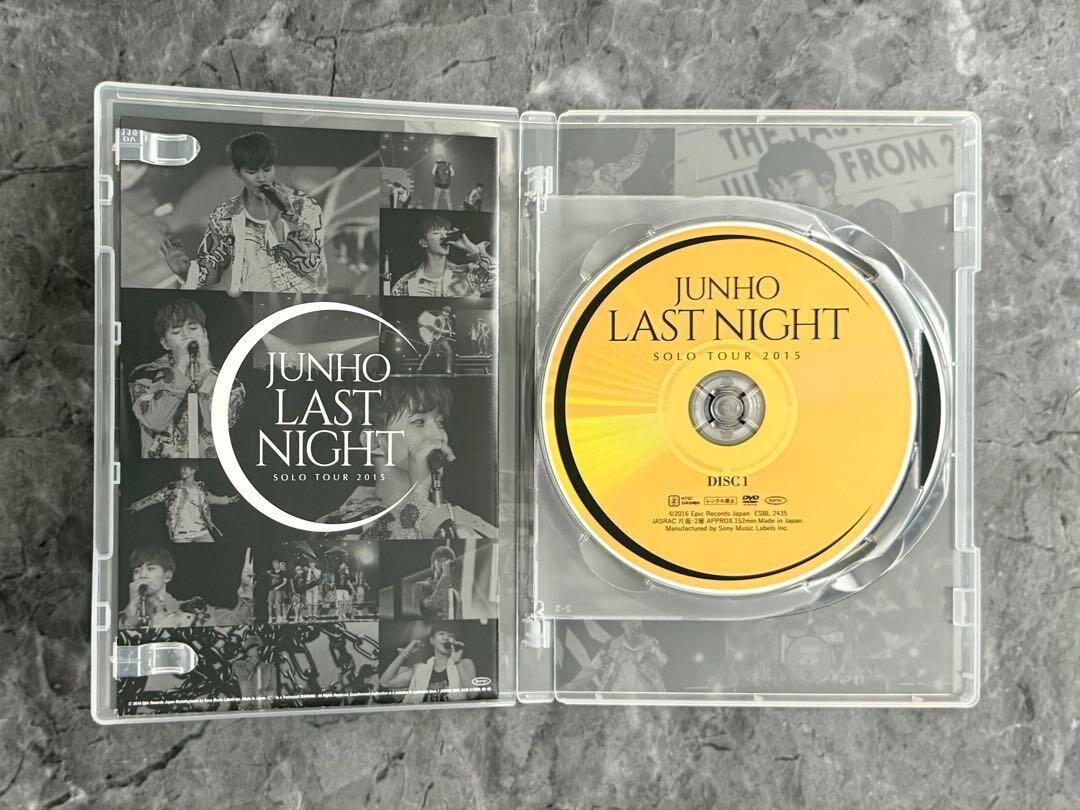 2PM JUNHO Solo Tour 2015 Last Night DVD – Limited Edition Box +