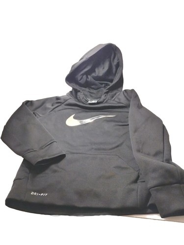 Nike Child Sz 5 Small Dri Fit Black Fleece inside Good Condition Pull On - Picture 4 of 13