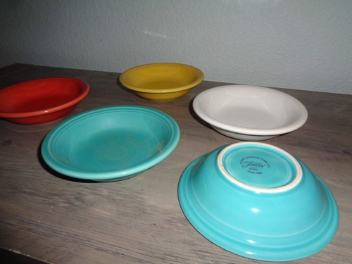 5 Homer Laughlin FIESTAWARE Small Multicolor Fruit Bowls - Picture 2 of 2