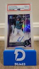 2022 BOWMAN CHROME PROSPECT JONATAN CLASE PURPLE REFRACTOR AUTO #/250 PSA 10