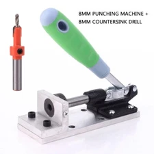 Manual Edge Banding Punch Machine 8mm/15mm Edge Banding Machine Hole Guide