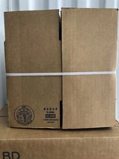 25 - 4 x 4 x 4" U-Line Corrugated Kraft Shipping Boxes S-4040 (5518)