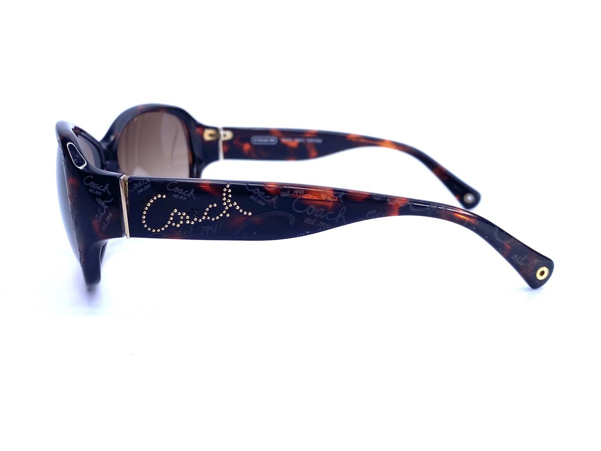 Coach Oversized Oval Frame Sunglasses Taryn S801 Tortoise 69 Coach Oversized Oval Frame Sunglasses Taryn S801 Tortoise 69