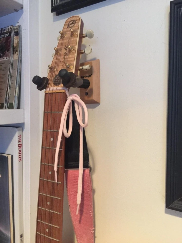 Лот 1-24 гитарная вешалка стойка держатель крючки дисплей настенное крепление высокопрочная - Изображение 2 из 4