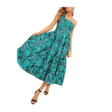 Ulla Johnson Ellie Dress in Jade floral print, Size 14, New with Tag
