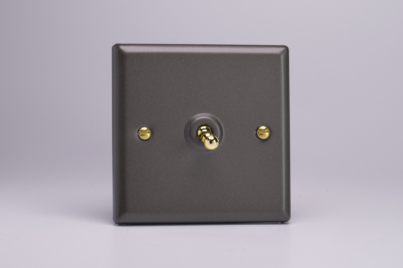 Varilight XYT1V.SL Vogue Slate 1 Gang 10A 1 or 2 Way Toggle Light Switch