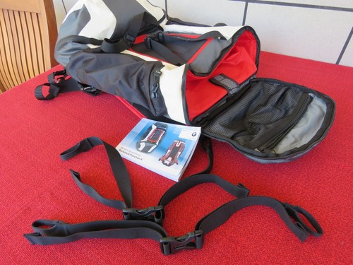 ZAINO MOTO BMW MOTORRAD FUNCTION 4 GRANDE CON SACCA PORTACASCO NUOVO BMW GS - Imagen 12 de 18